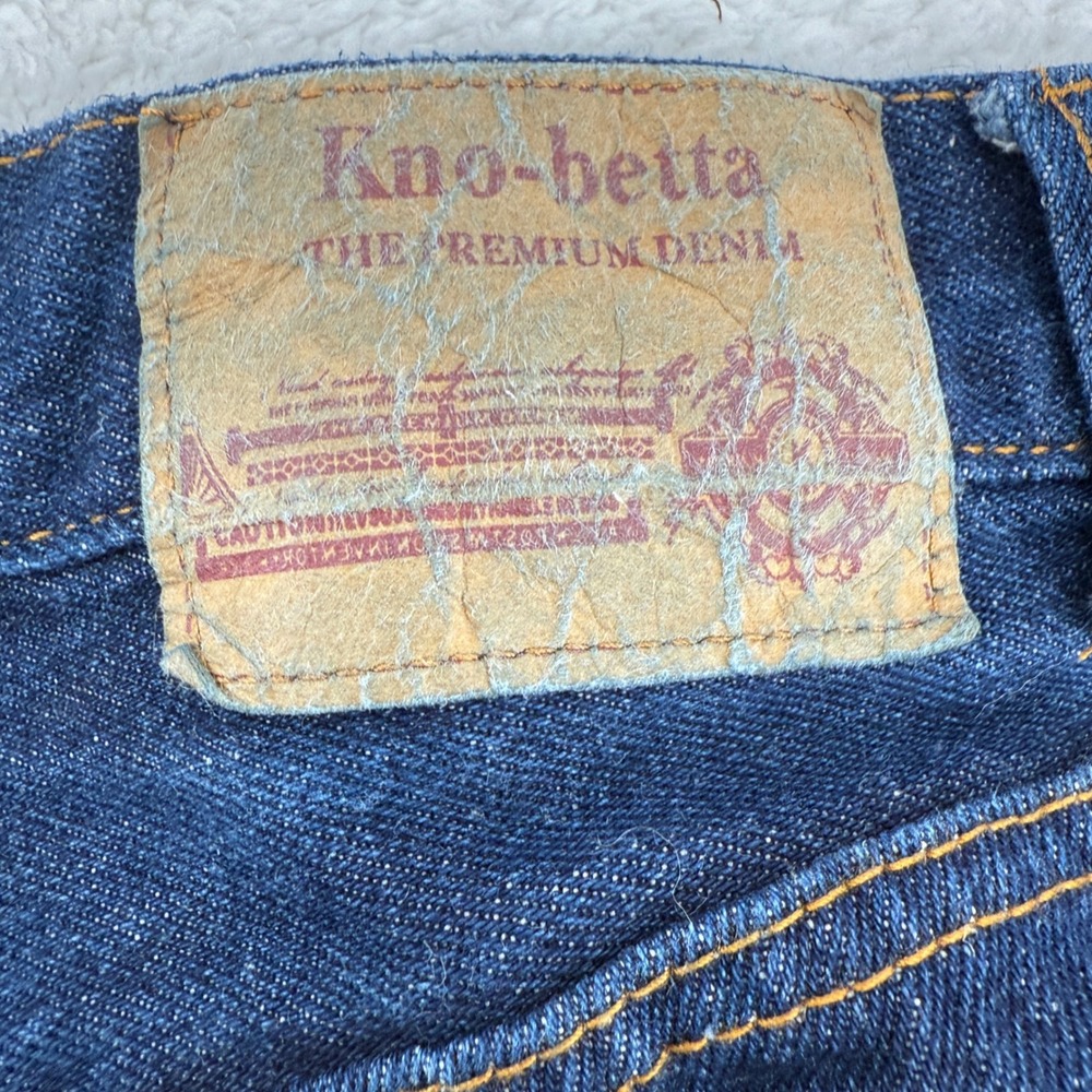 Kno-betta‎ Classic Jeans Men Dark Wash 48x30 Cotton Denim - Picture 4 of 10